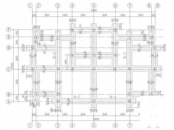 钢框架住宅结构CAD施工图纸(条基) - 2