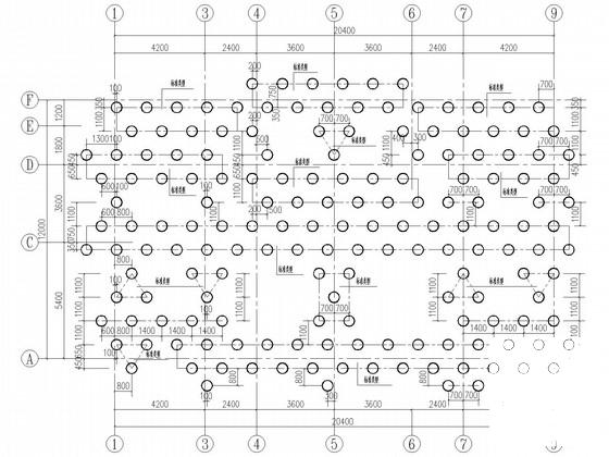 钢框架住宅结构CAD施工图纸(条基) - 3