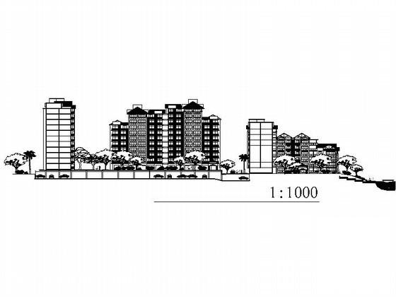沿江居住区规划总CAD平面图（初设图纸）(建筑面积) - 2