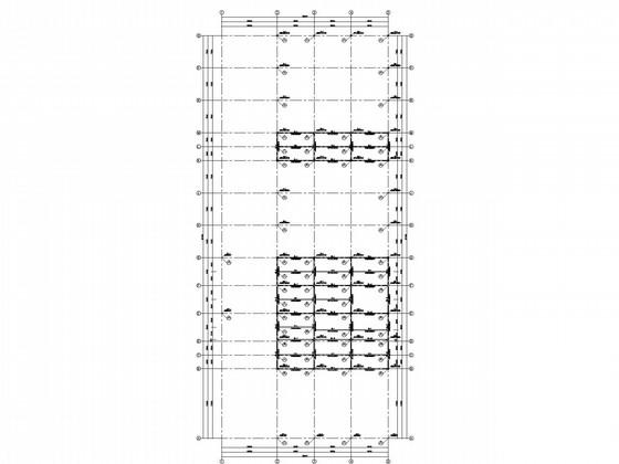 局部2层钢框架4S店结构CAD施工图纸（8度抗震） - 3