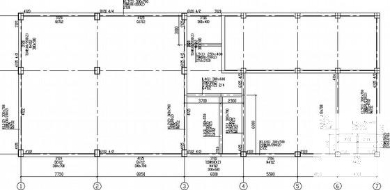矿井水处理站设备用房结构CAD施工图纸 - 2