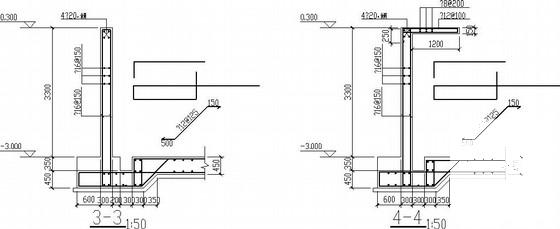 矿井水处理站设备用房结构CAD施工图纸 - 4