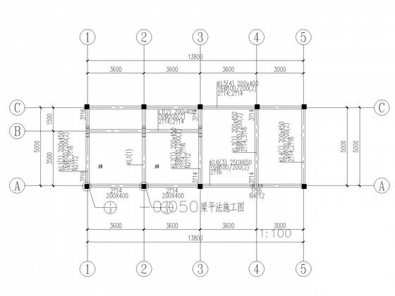 单层大门及围墙框架结构CAD施工图纸（独立基础） - 3