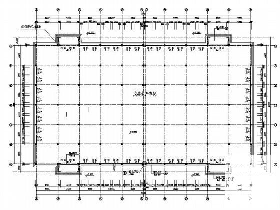 中小企业孵化基地单层厂房建筑施工CAD图纸 - 3