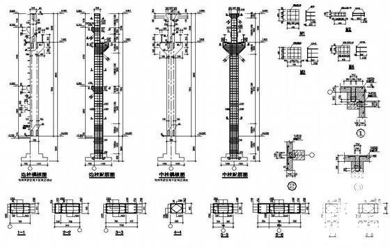 排架厂房(15米木屋架)结构CAD施工图纸（6度抗震） - 3
