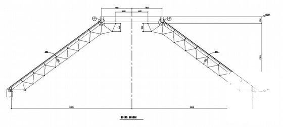网架结构水泥厂熟料库结构CAD施工图纸 - 3