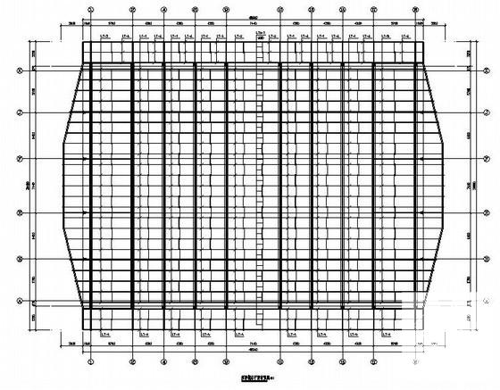 钢桁架结构篮球馆结构施工图纸（建筑施工CAD图纸） - 4