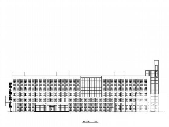 4层工厂厂房CAD施工图纸(卫生间大样) - 2