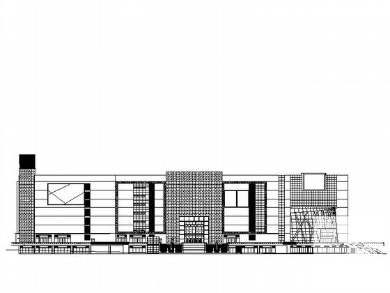 物流基地7层仓储大楼建筑施工CAD图纸 - 1