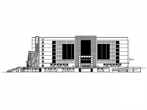 物流基地7层仓储大楼建筑施工CAD图纸 - 2