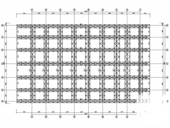 学院体育馆及游泳池门式刚架结构结构CAD施工图纸（7度抗震） - 1