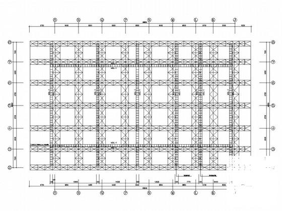 学院体育馆及游泳池门式刚架结构结构CAD施工图纸（7度抗震） - 4