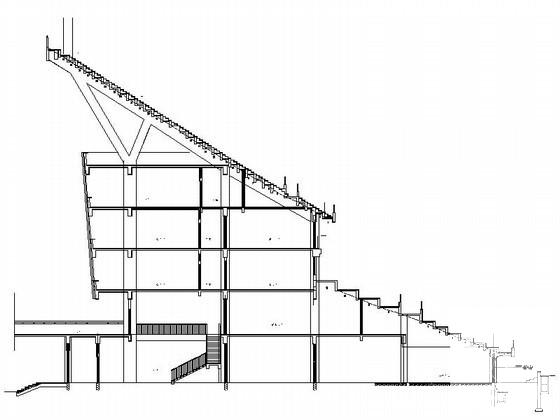 体育场建筑方案设计图纸(楼梯详图) - 1