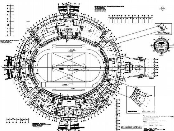 体育场建筑方案设计图纸(楼梯详图) - 3