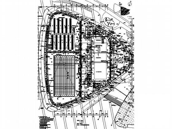 现代五项赛事中心游泳击剑馆建筑施工CAD图纸(卫生间详图) - 3