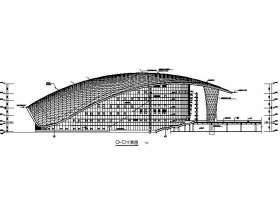 现代五项赛事中心游泳击剑馆建筑施工CAD图纸(卫生间详图) - 4