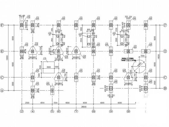 门式刚架结构工业建筑结构CAD施工图纸 - 2