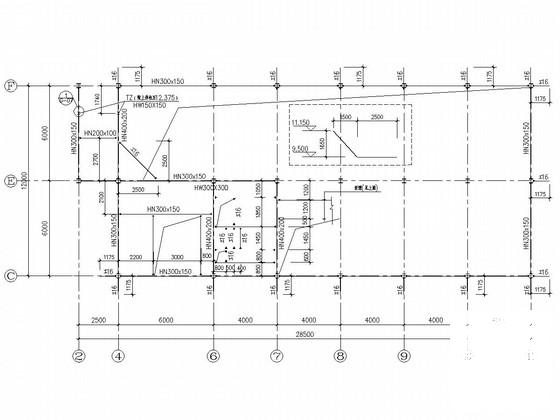 门式刚架结构工业建筑结构CAD施工图纸 - 3