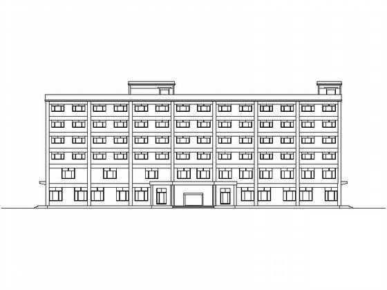 6层休闲度假旅馆建筑方案设计CAD图纸 - 1