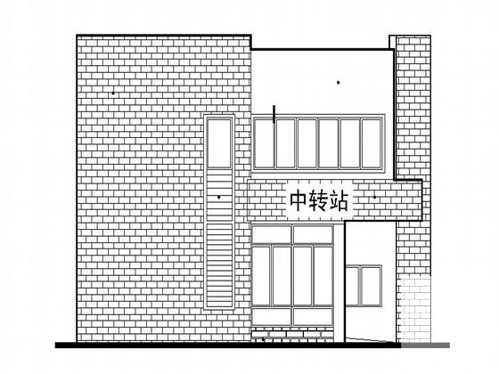 2层垃圾中转站建筑施工套CAD图纸(工程结构) - 1