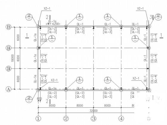 单层门式刚架结构厂房结构CAD施工图纸（独立基础） - 4