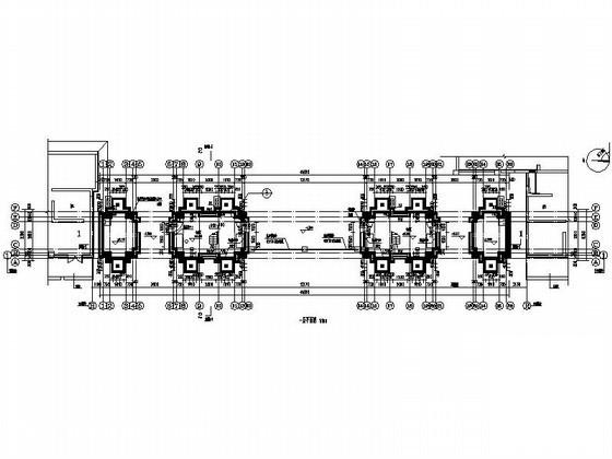 国际商业区大门建筑施工CAD图纸 - 3