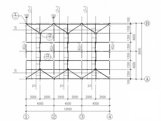 单层门式刚架结构厂房结构CAD施工图纸 - 3