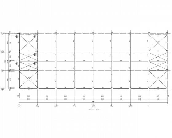 两层钢框架厂房结构CAD施工图纸(建施)（6度抗震） - 4