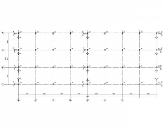 两层钢框架厂房结构CAD施工图纸(建施)（6度抗震） - 5