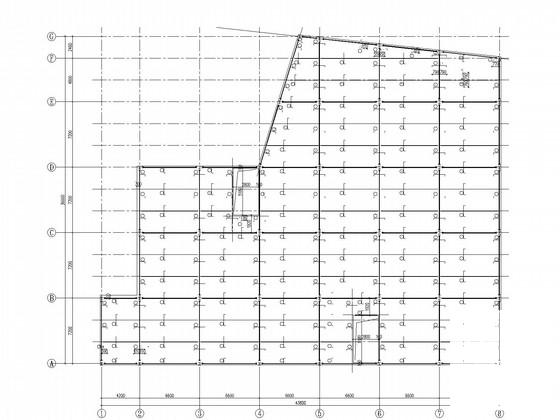 独立基础钢框架办公楼结构CAD施工图纸 - 3