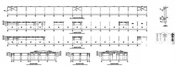 单层钢结构厂房建筑结构CAD施工图纸（独立基础） - 4