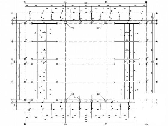 单层钢结构小型体育场结构CAD施工图纸（独立基础） - 2