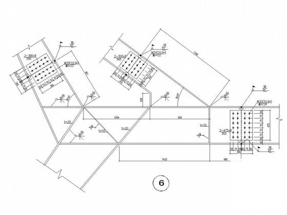单层钢结构小型体育场结构CAD施工图纸（独立基础） - 4