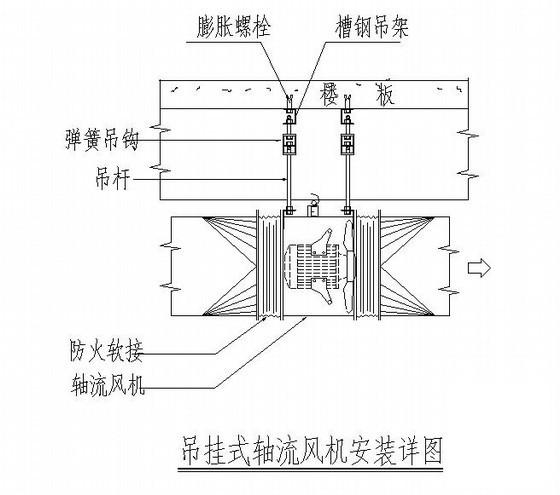 商业广场地下通风排烟CAD施工图纸 - 3