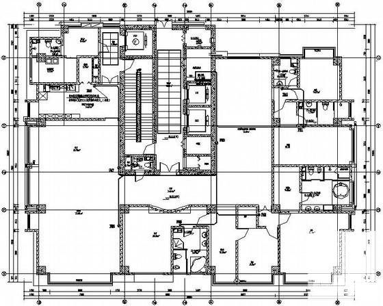 25层商业综合楼采暖除尘CAD施工图纸 - 4