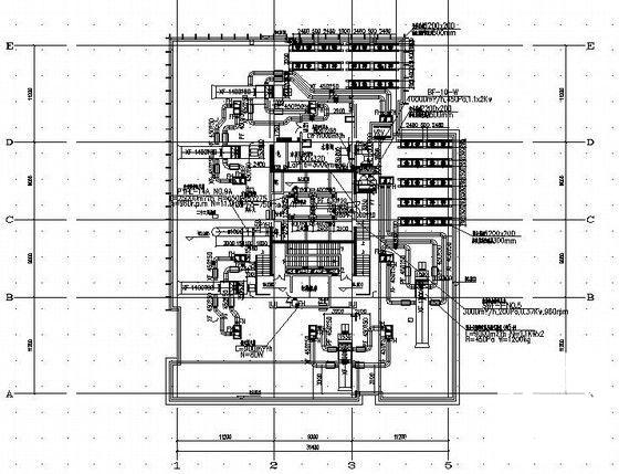 23层广场商业综合楼空调通风设计CAD施工图纸(正压送风系统) - 3