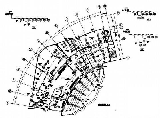 16层商业楼空调新风CAD施工图纸(安装大样图) - 1