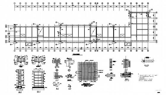 政府地上6层砌体结构办公楼加固改造CAD图纸 - 1
