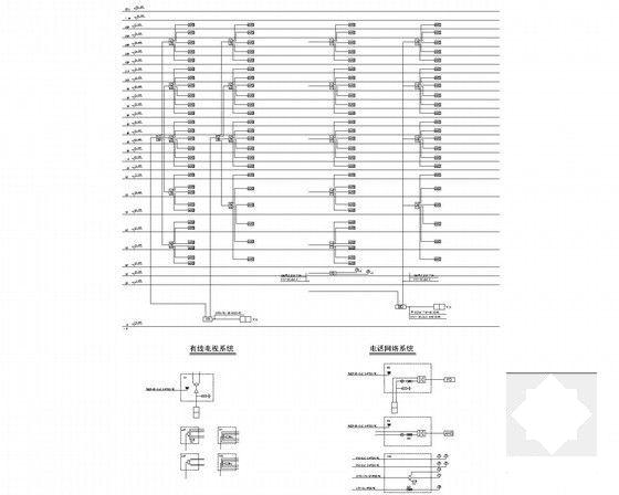 10层文化活动中心高层建筑强弱电CAD施工图纸(火灾自动报警系统) - 5