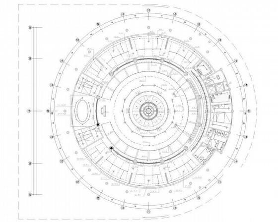 2层文化中心大楼装修工程强弱电CAD施工图纸(照明布置图) - 3