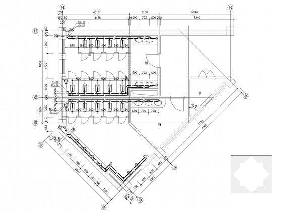 5层基础教学楼给排水设计CAD施工图纸 - 4