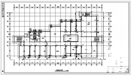5层教学楼给排水设计CAD施工图纸（市政供水） - 1