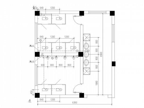 4层教学楼改造工程给排水消防CAD施工图纸 - 3