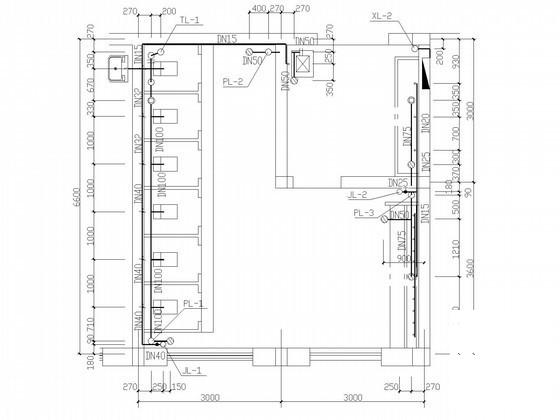 4层小学教学楼建筑给排水设计CAD施工图纸 - 2