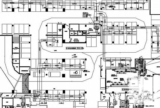 中学教学楼空调通风及人防系统通风设计CAD施工图纸 - 1