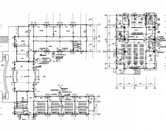 4层小学教学楼采暖系统设计CAD施工图纸 - 1