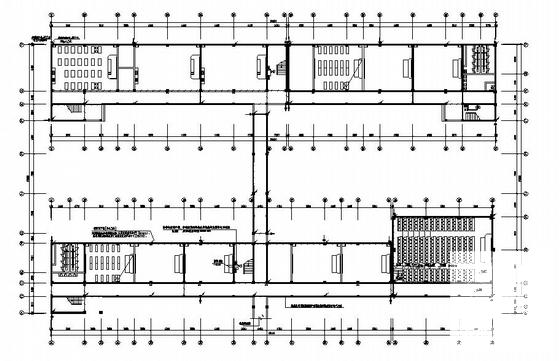 小学4层框架结构教学楼强电CAD施工图纸(防雷接地系统) - 3