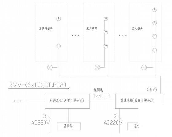 [7层精神病医院强弱电CAD施工图纸（门诊住院综合楼15年最新设计） - 3