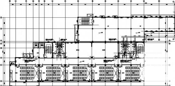 12层教学楼行政楼通风排烟设计CAD施工图纸(正压送风系统) - 2