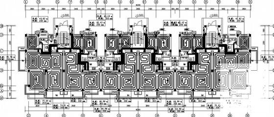 上6层住宅楼地暖CAD图纸（设计说明） - 1